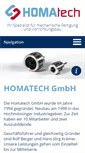 Mobile Screenshot of homatech.de